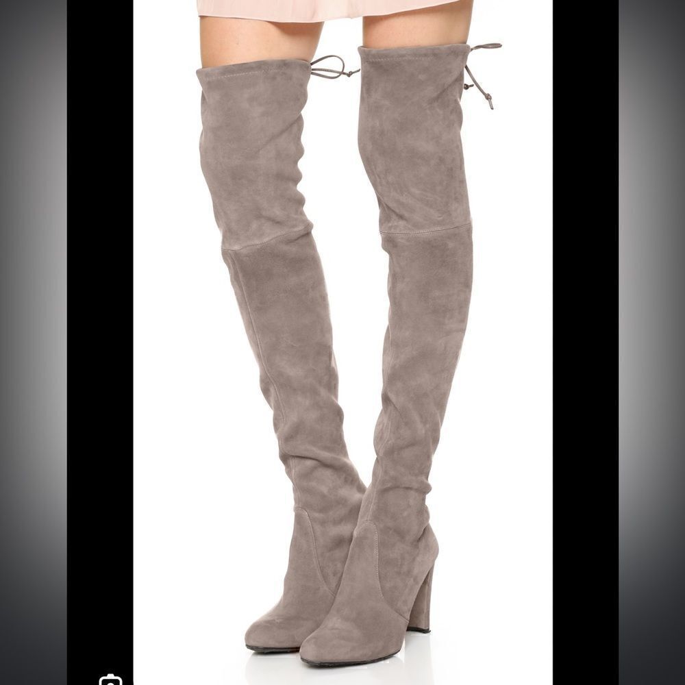 Stuart Weitzman Highland Boot in Topo - Picture 2 of 12